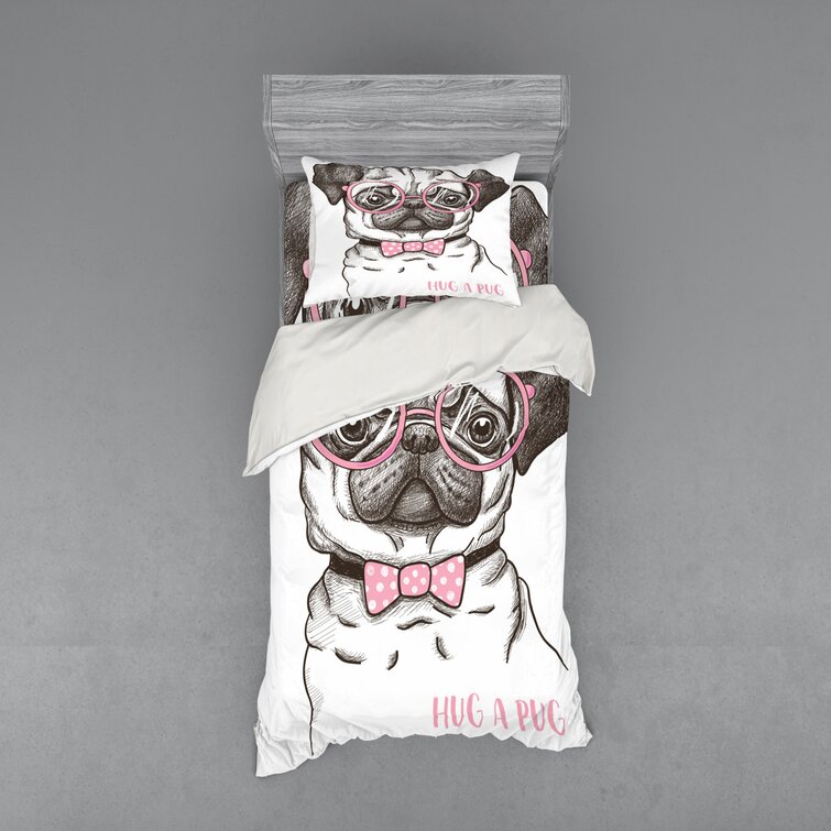 Pug twin sheet top set